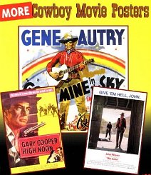 More Cowboy Movie Posters Following up on the first volume, some more cowboy movie posters. Approximately 9 x 11.25 x .5", 1 pound. Bruce Hershenson, January 1988. Softbound, as new in...