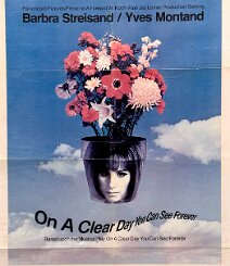 Ona Clear Day SS 1S Formerly folded onesheet, stored rolled. A great movie. I've seen this move so many times because I have a friend for whom this is her favorite movie, so much s...