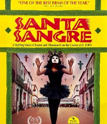 Santa Sangre Rolled single-sided onesheet. Not many video release posters are worth anyting, but this one is due to the great art. 27" x 39 3/4" C9 $65.00