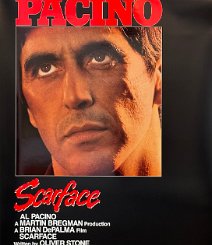 Scarface Rolled single-sided onesheet. C9 $335.00